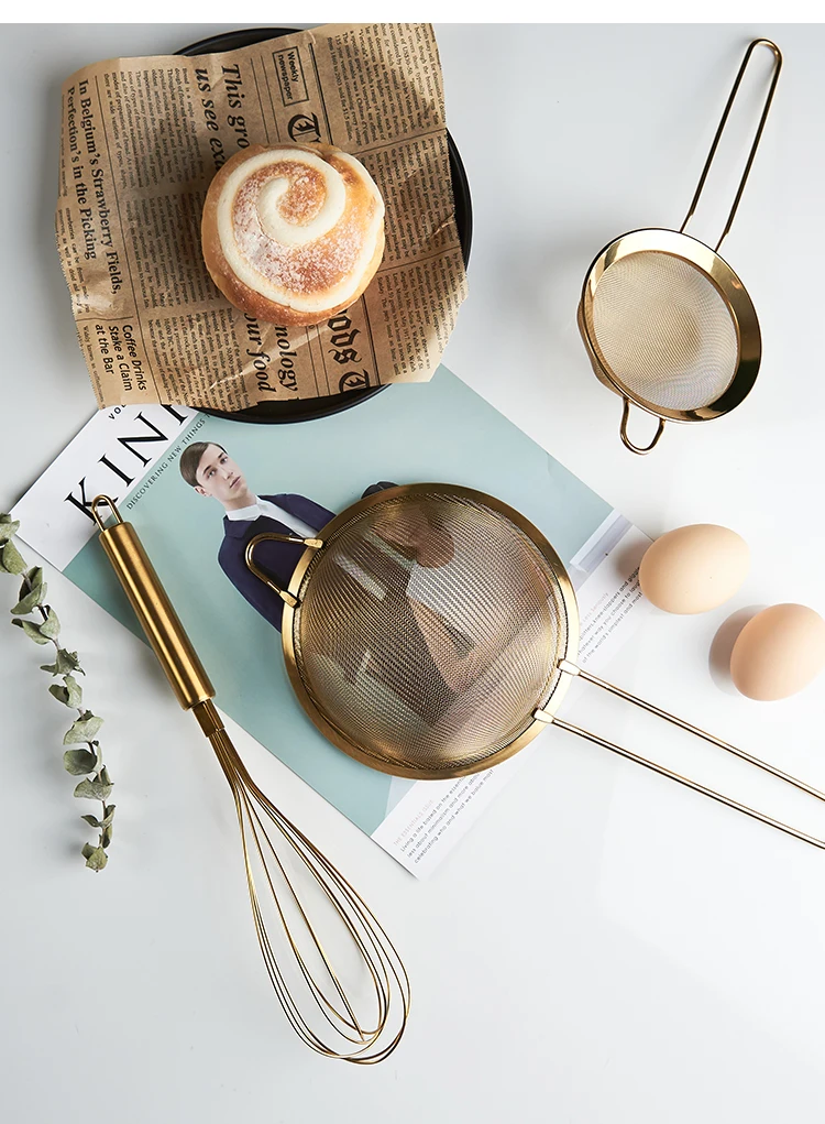 Kitchen Gadgets Whisk Water Coffee Smallest Mini Ultra Stainless Steel Tea Fine Mesh Strainer