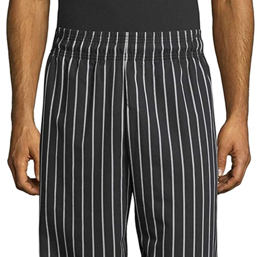 Professional Restaurant Men Cooking Trousers Chef Uniform Kitchen Wear Chef Pants for Restaurant & Bar Custom Designs