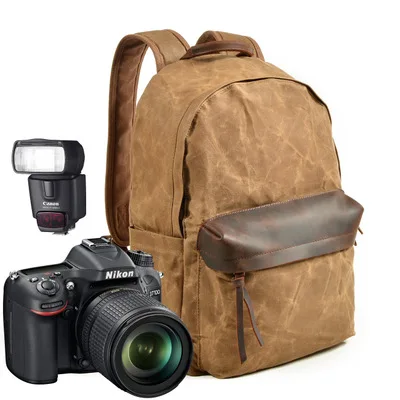 8003ND DSRL Camera Backpack Removeable Padding Box Digital Camera Canvas Bags