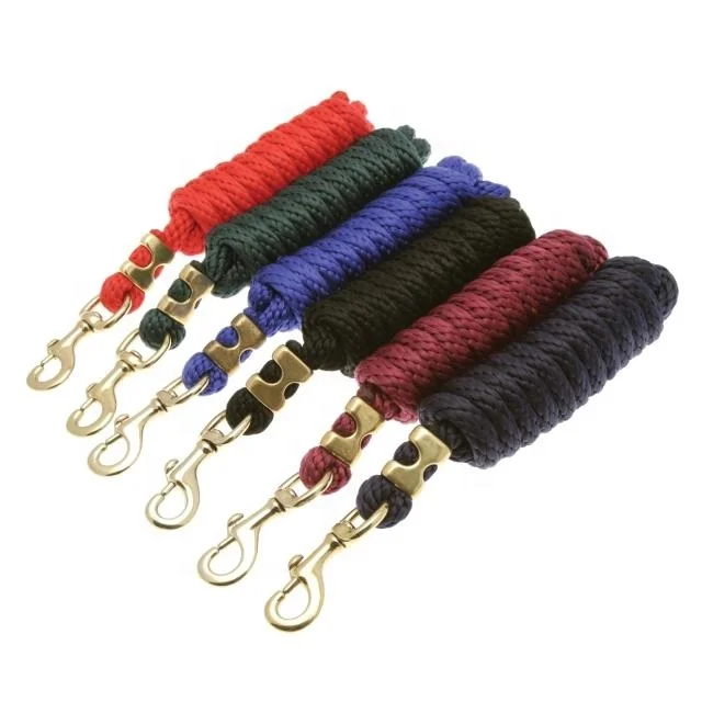 High Breaking Strength Nylon Horse Lead Rope With Snap Link Suppliers