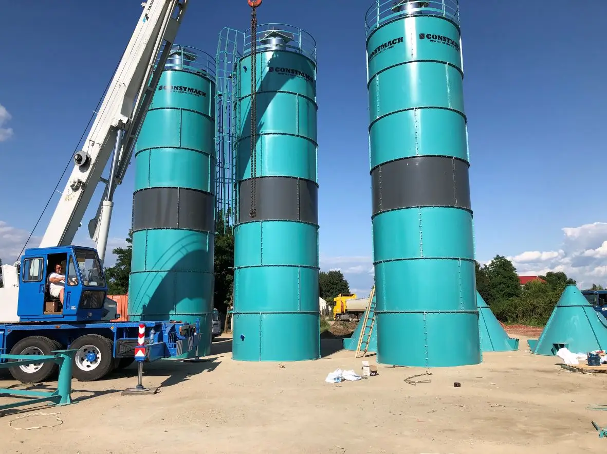 100 tons Capacity CEMENT SILO FOUR YEARS WARRANTY HIGH QUALITY LONGLIVED CEMENT SILO FOR SALE !