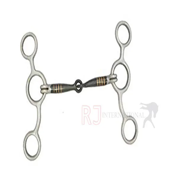 horse stainless steel horse Tom Thumb with Copper link bit/horse copper link bits with copper link mouth bit /