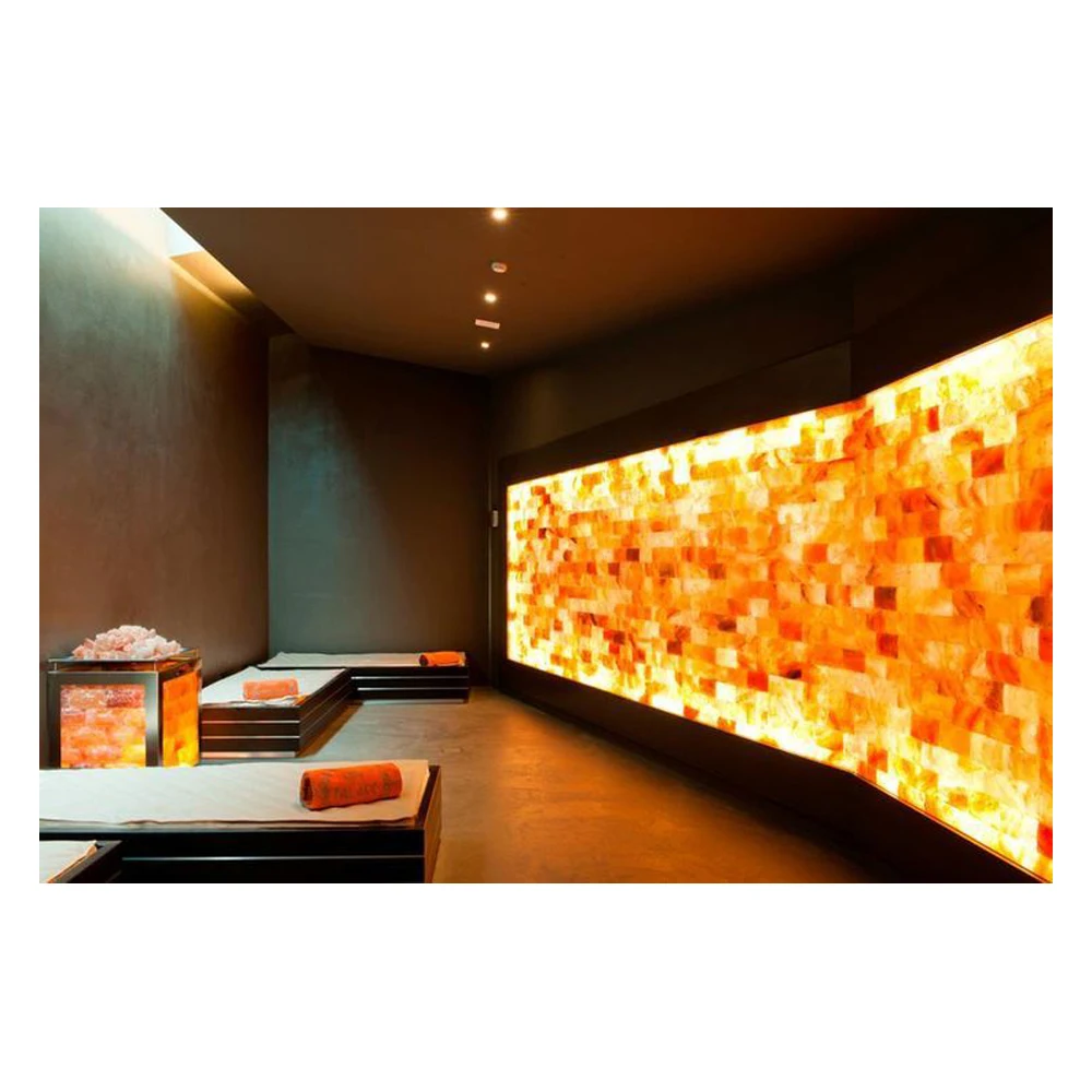 OEM Salt Tiles Rock Salt Blocks for Spa Rooms Sauna Rooms Natural Craft Tiles For Grilling Cooking