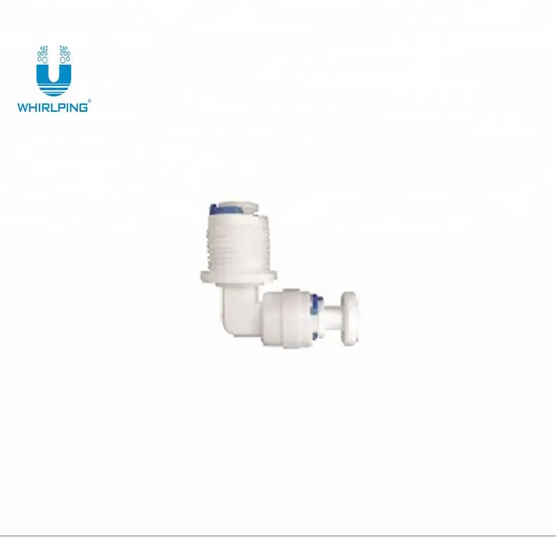 Cincosolar-water connector plastic white, 1/4, fast connection, water filter parts
