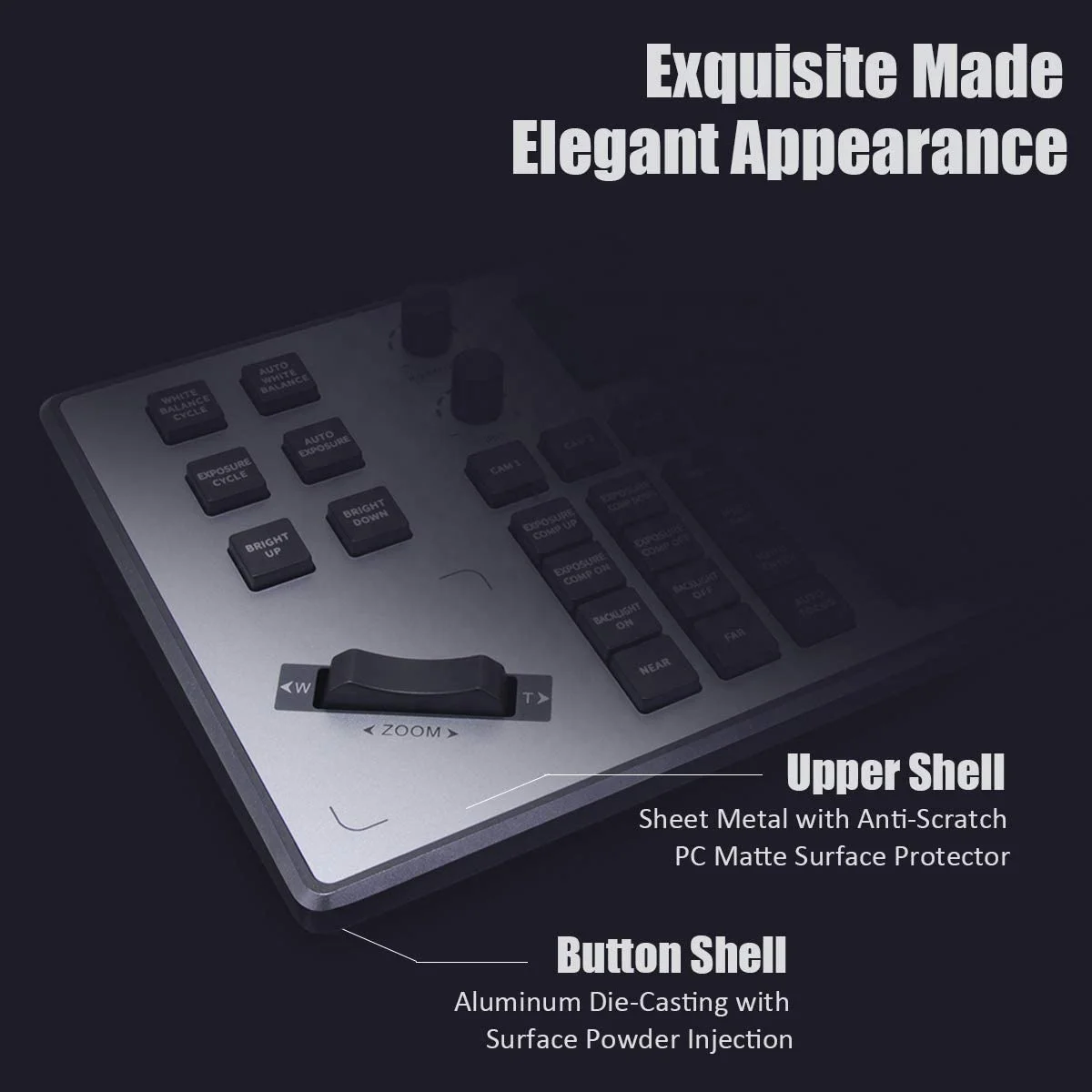 New video conference kit keyboard controller for 18x video conference camera system