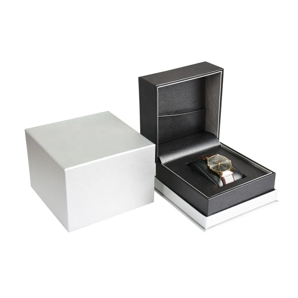 Уникальная роскошная OEM Фабрика Черная фирменная пластиковая упаковочная коробка для