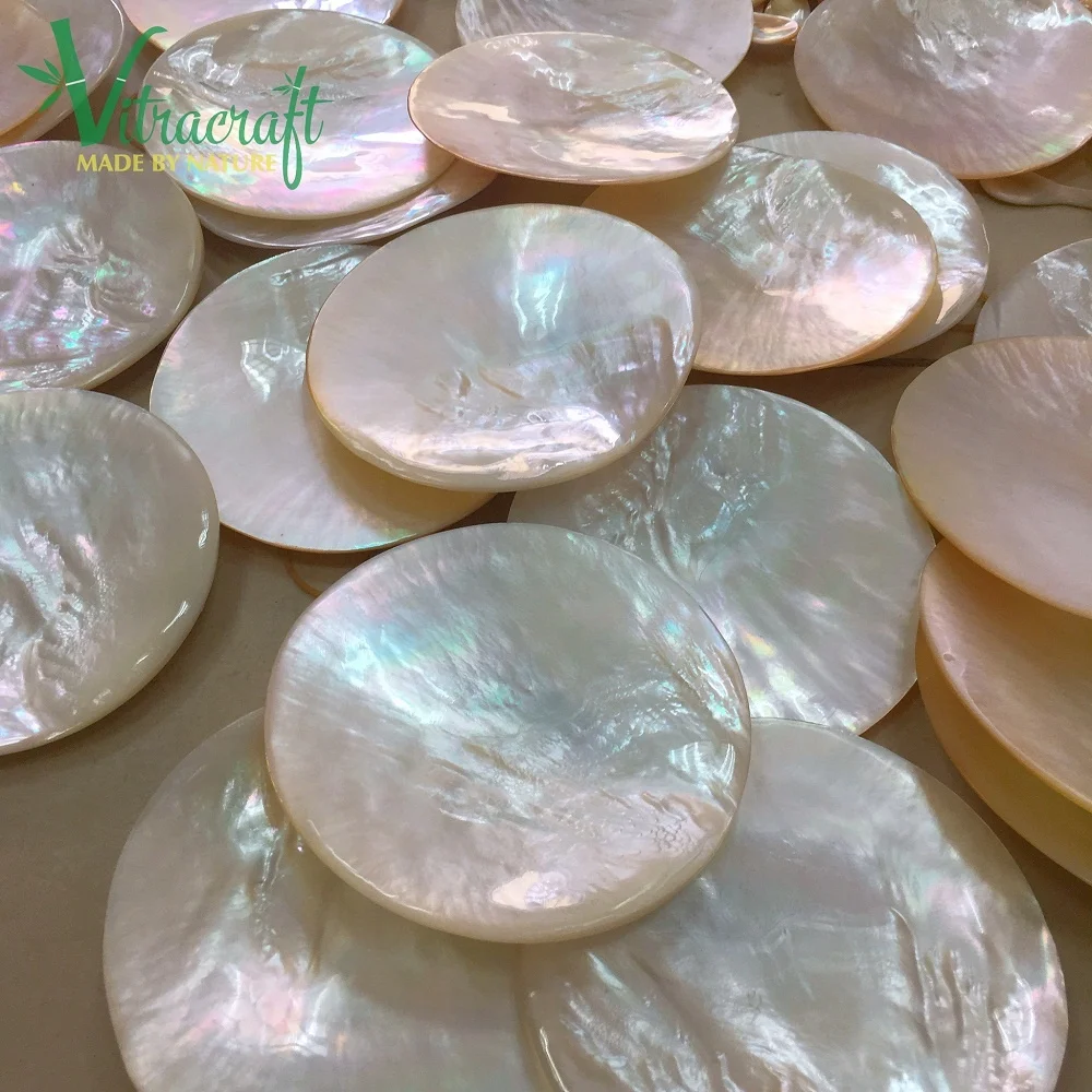 LUXURIOUS ROUND shape Yellow Pearl Plate , Mother Of Pearl Plate, Caviar Mop Dish Unique handmade products