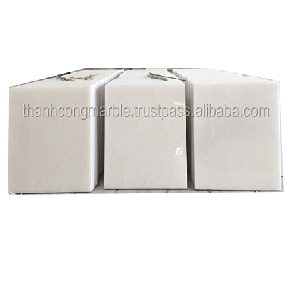 Lifetime Warranty Vietnam Crystal White Marble Tile High Quality Wholesale