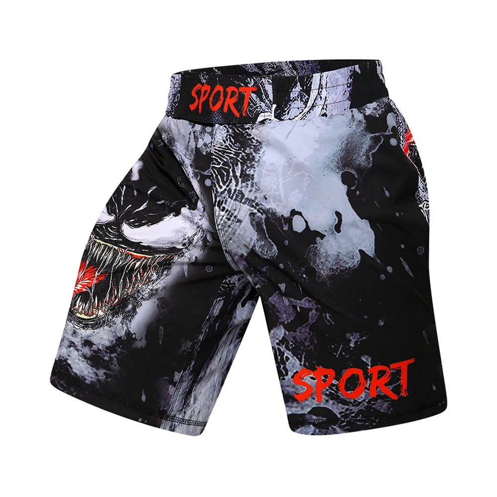 
MMA UFC Black Short Training Fight Boxing Shorts China Custom Manufacturer 