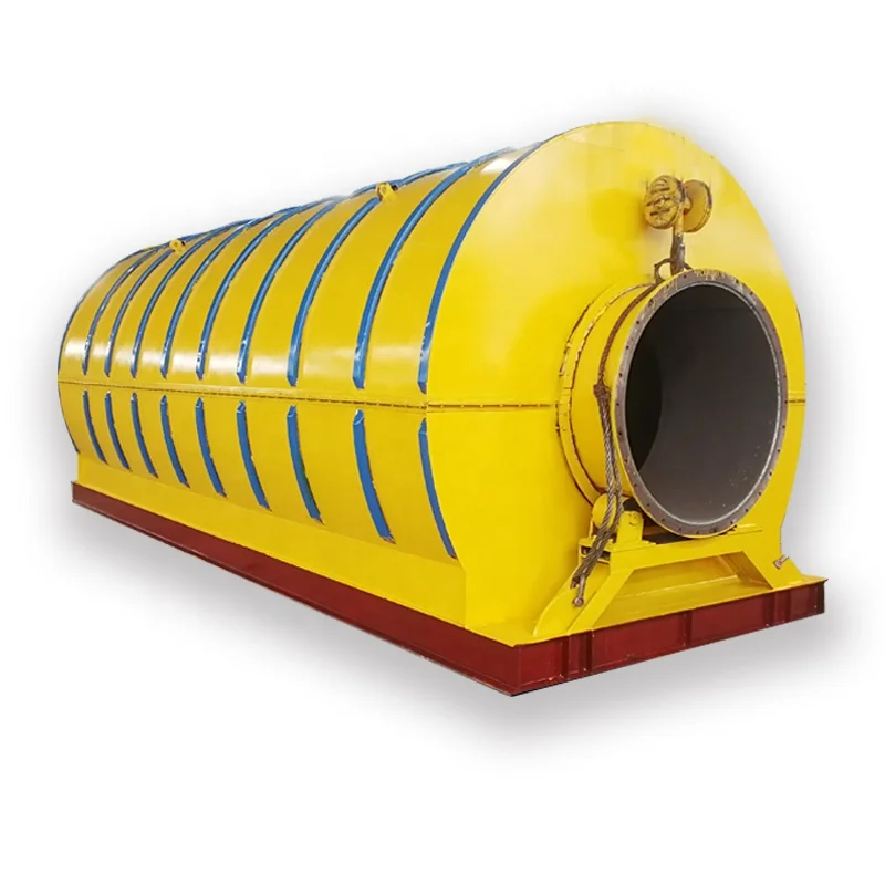 
HUAYIN Waste tire pyrolysis reactor recycling machine to diesel 