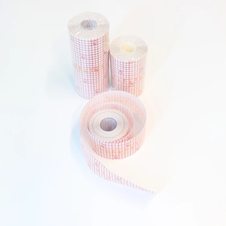 BLUENJOY Transparent Adhesive Pu Film Wound Dressing Medical Pu Film Wound Dressing Roll Tape