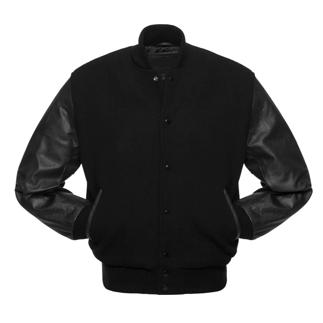 Производитель высококачественных мужских кожаных курток для колледжа бейсбольные бомберы на заказ летняя куртка