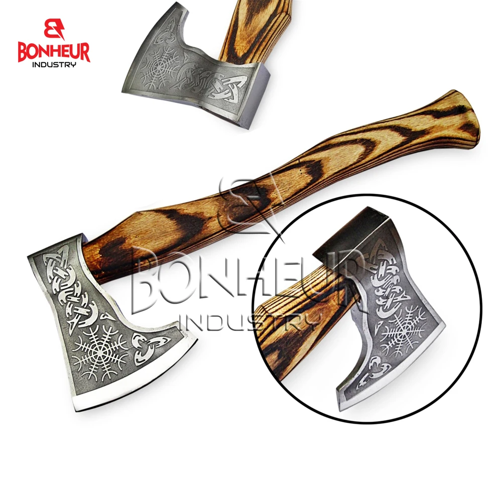 Шлем Awe средневековый топор викингов с гравировкой углерода J2 стальная головка под заказ Ручная ковка