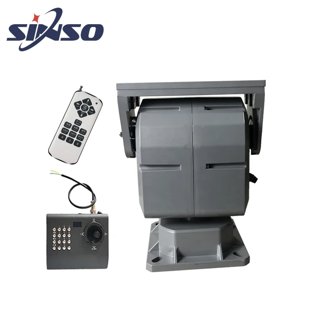 Sinso indoor/outdoor RS485 cctv motor pan tilt 12VDC 24VDC motorized pan tilt head