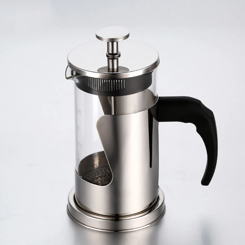 Wholesale 2021 New Style Stay Hot Glass Travel Stainless Steel French Press Coffee Maker