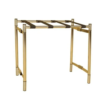 
Fancy Design Open Storage Stainless Steel Luggage Rack Highest Quality Home Decor Luggage Folding Rack 