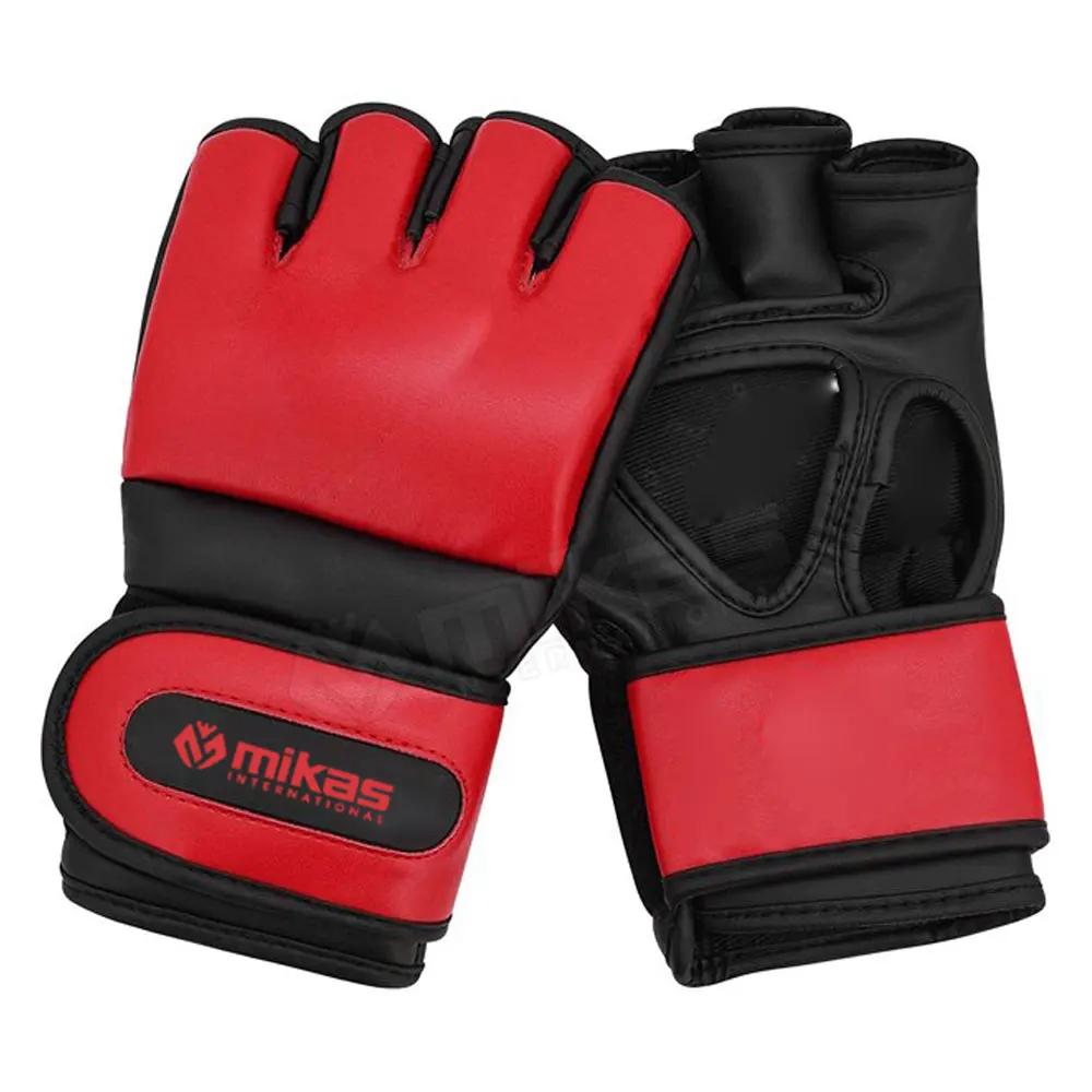 High Quality PU Boxing MMA Gloves Durable Official Premium Kickboxing Point Sparring Fighting Open Palm Gloves