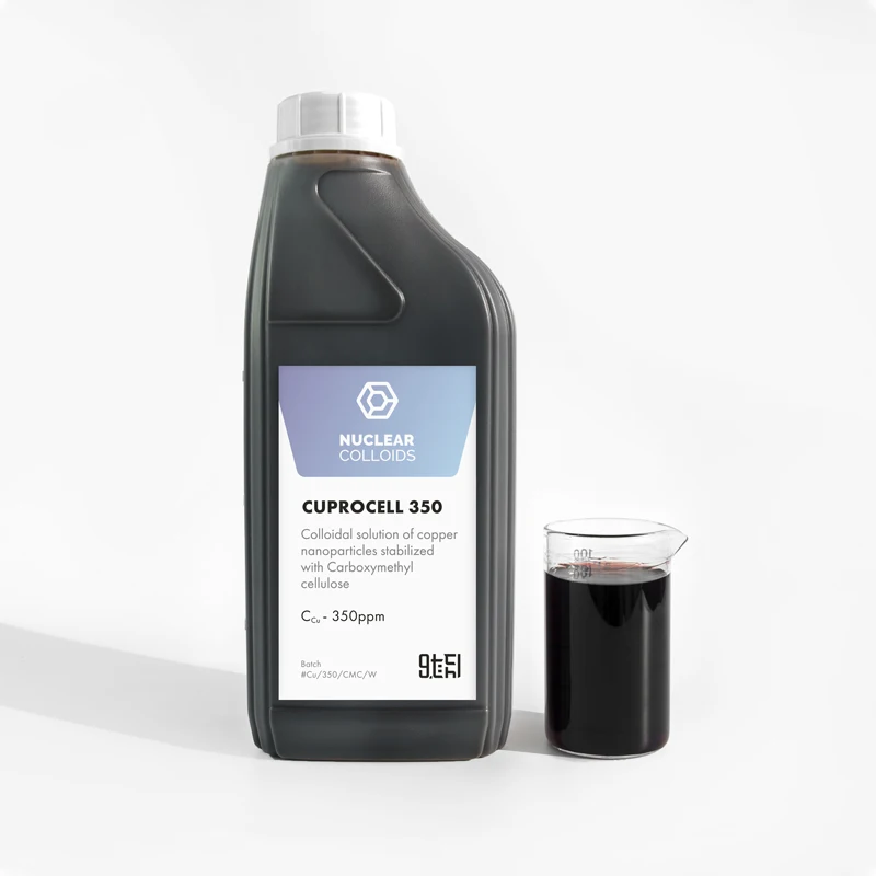 Медные Наночастицы в коллоидном растворе, стабилизированном арабиногалактаном-купроланом 350, косметическое/медицинское/Фармацевтическое сырье