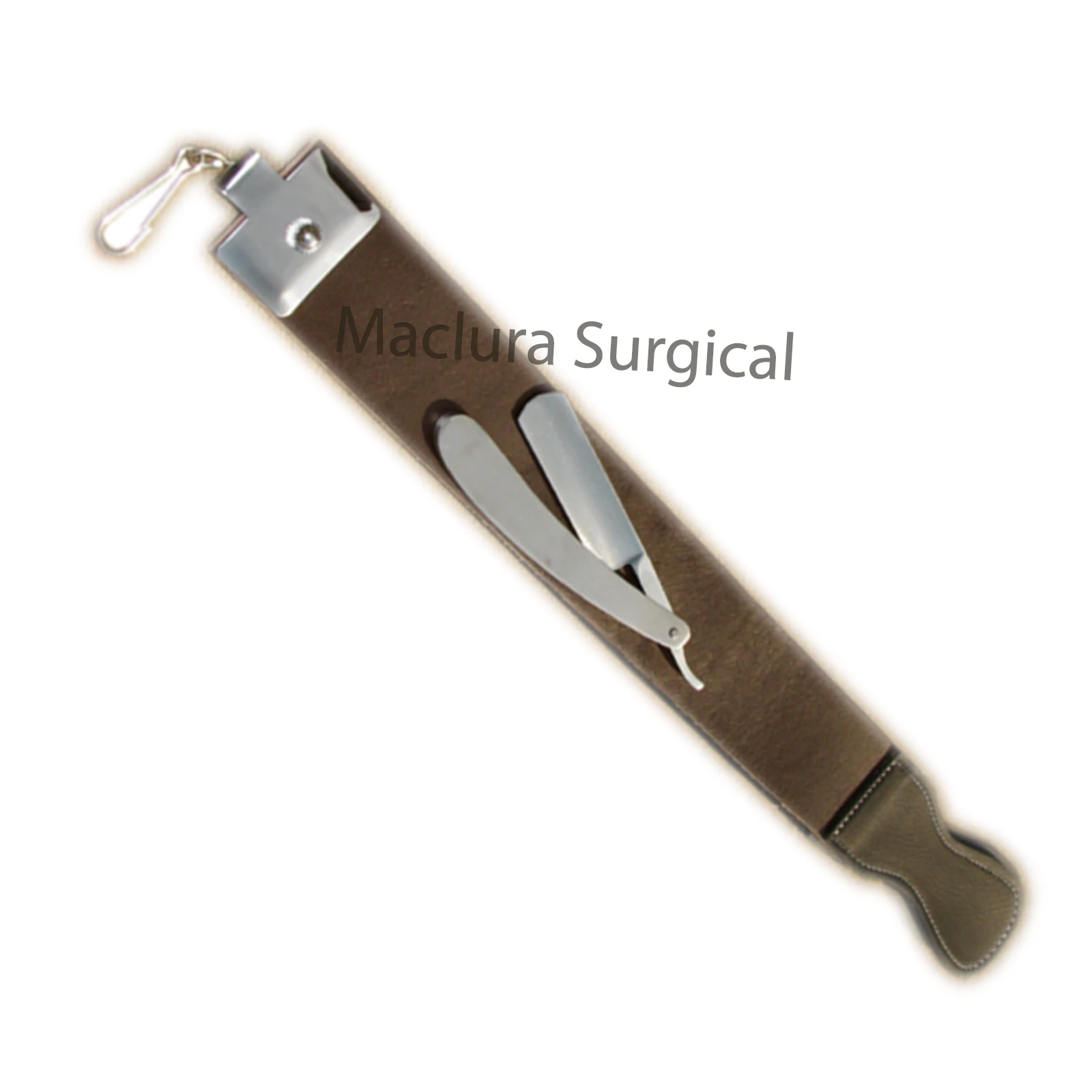 Cut Throat Straight Shaving Razor  Black Plastic Handle  no blade Sharpening barber Razor By Maclura