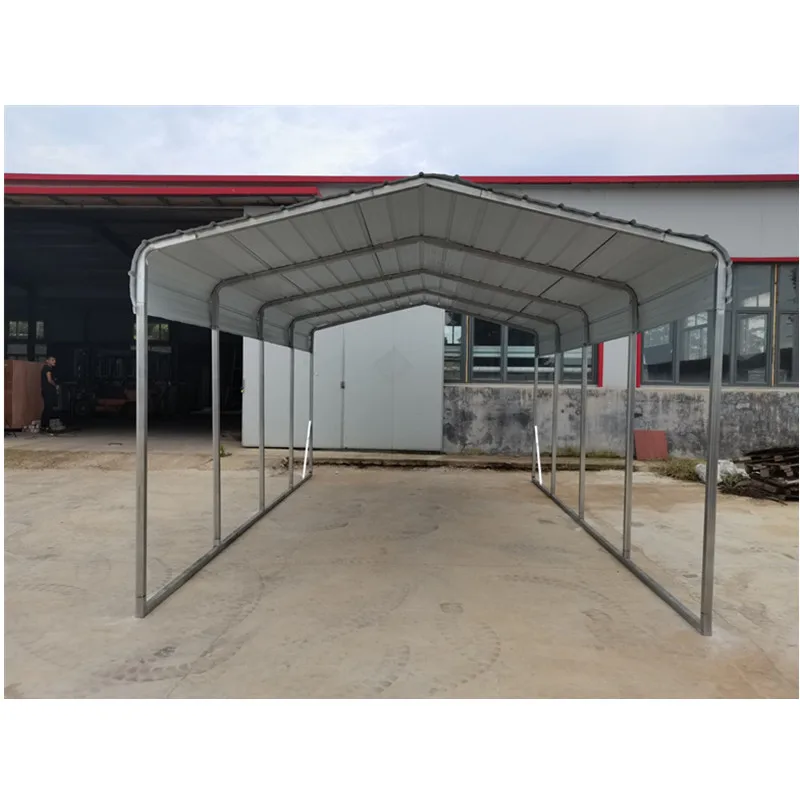 wholesale 10x20  garden shed foldable portable steel metal frame carport canopy outdoor for car parking