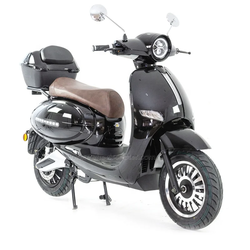 2021 Cheap Retro Style Electric Scooter Moped 3000W Motor 60V 40AH Lithium Battery