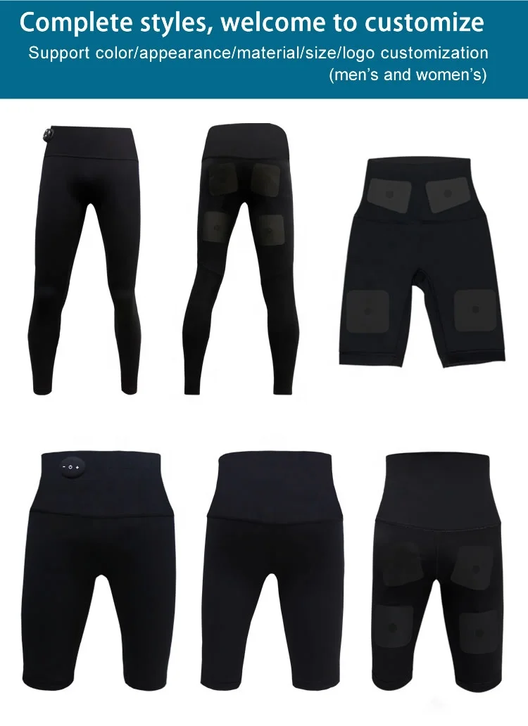 XKJK newest  muscle stimulator massager products OEM factory high quality EMS training short ems shorts pants ems training pants