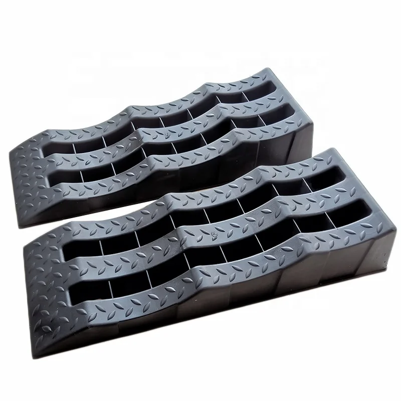 3 Stage step Portable Light Car Caravan RV  Leveling Lift Plastic Wheel chock Ramp