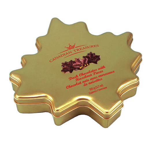 
Christmas metal tin can box food grade for chocolate cake candy 