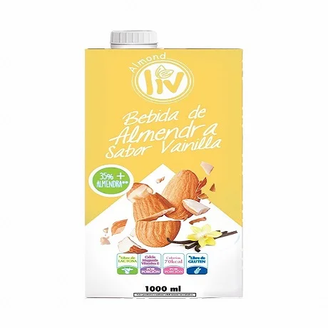 
Напитки без ГМО с высоким содержанием пищевых веществ, миндальный напиток, без глютена, без лактозы, от Agrodely 