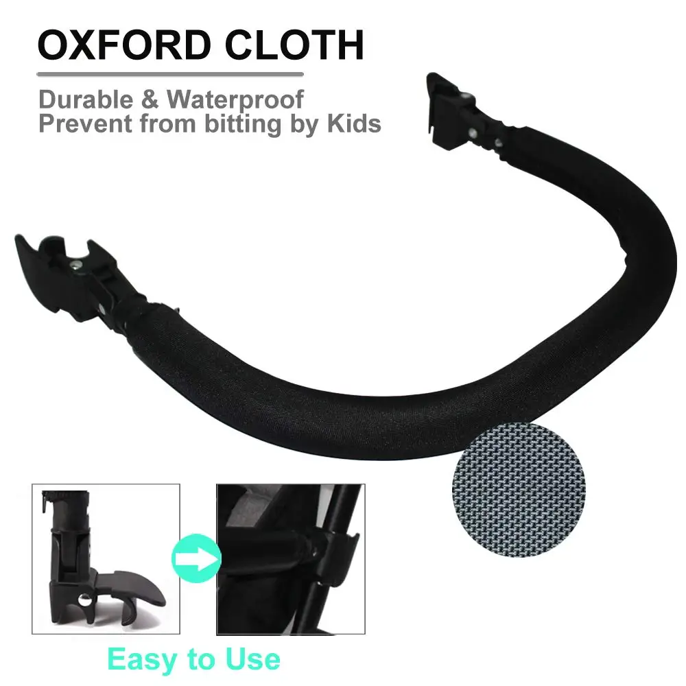instock Bar Armrest Handle Crossbar for Babyzen YOYO  YOYA VOVO  Baby Stroller Oxford Cloth And PU leather eva