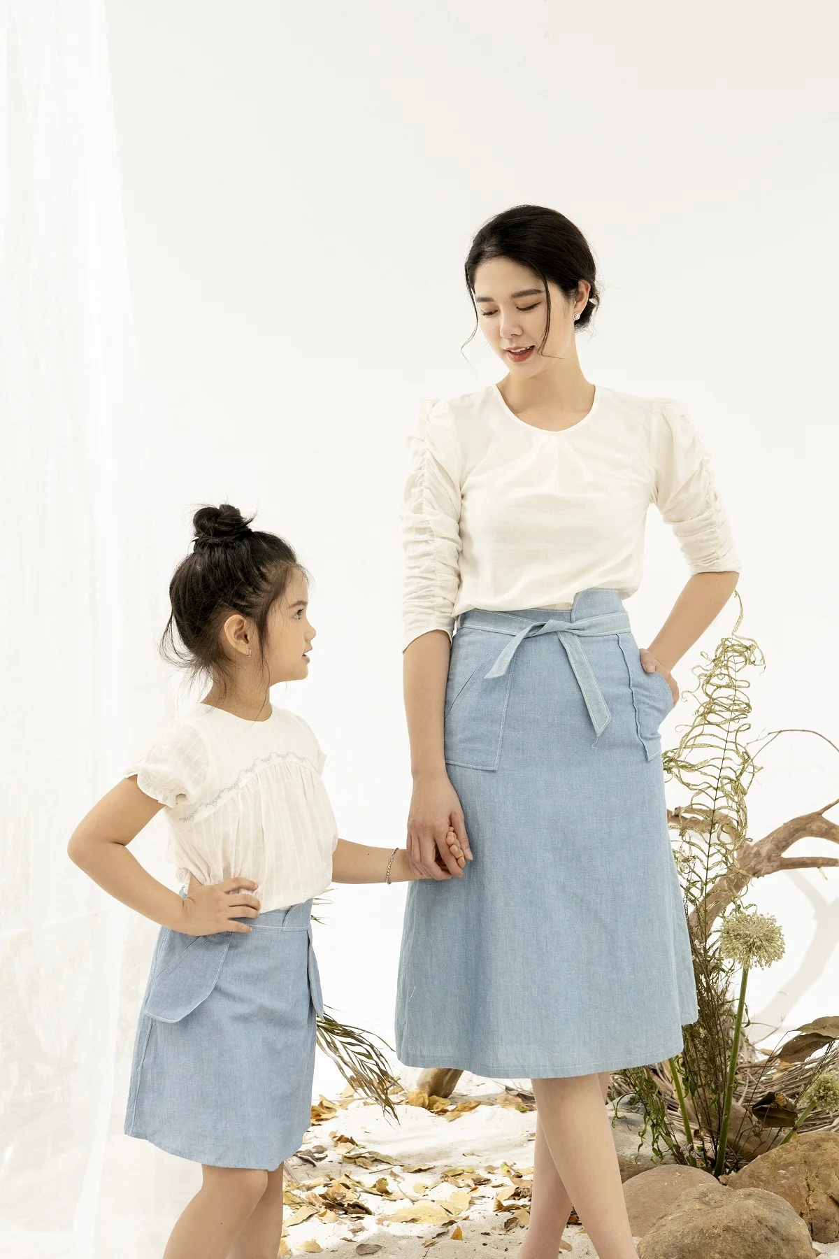 
Fashion designs ladies skirt women casual Knee-Length skirt Made in Vietnam 