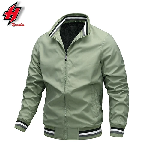 New style custom spring and autumn leather bomber jacket men  suede bomber jacket men