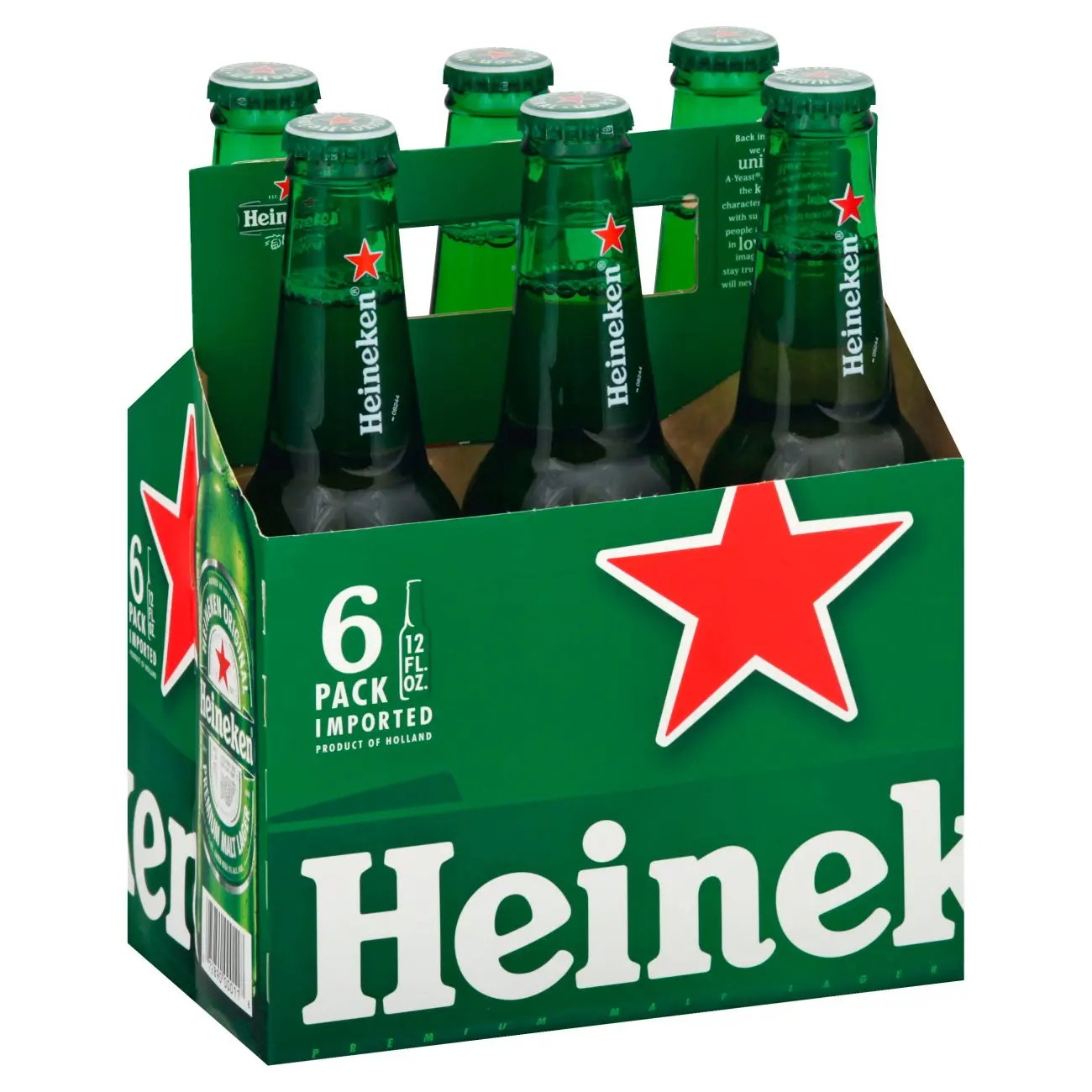 Heineken 0 без спирта бутылки пива.
