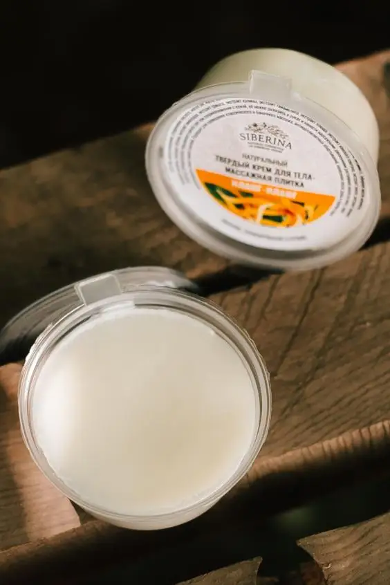 Pure Natural Bio Herbal Solid body cream - massage tile YLANG-YLANG SIBERINA Hot sale Private label Best Soothing Repair Skin