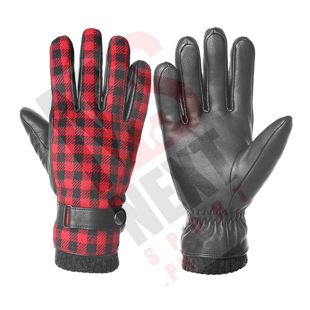 
Leather Gloves With 100% Custom Mens premium Quality Leather Driving Gloves 