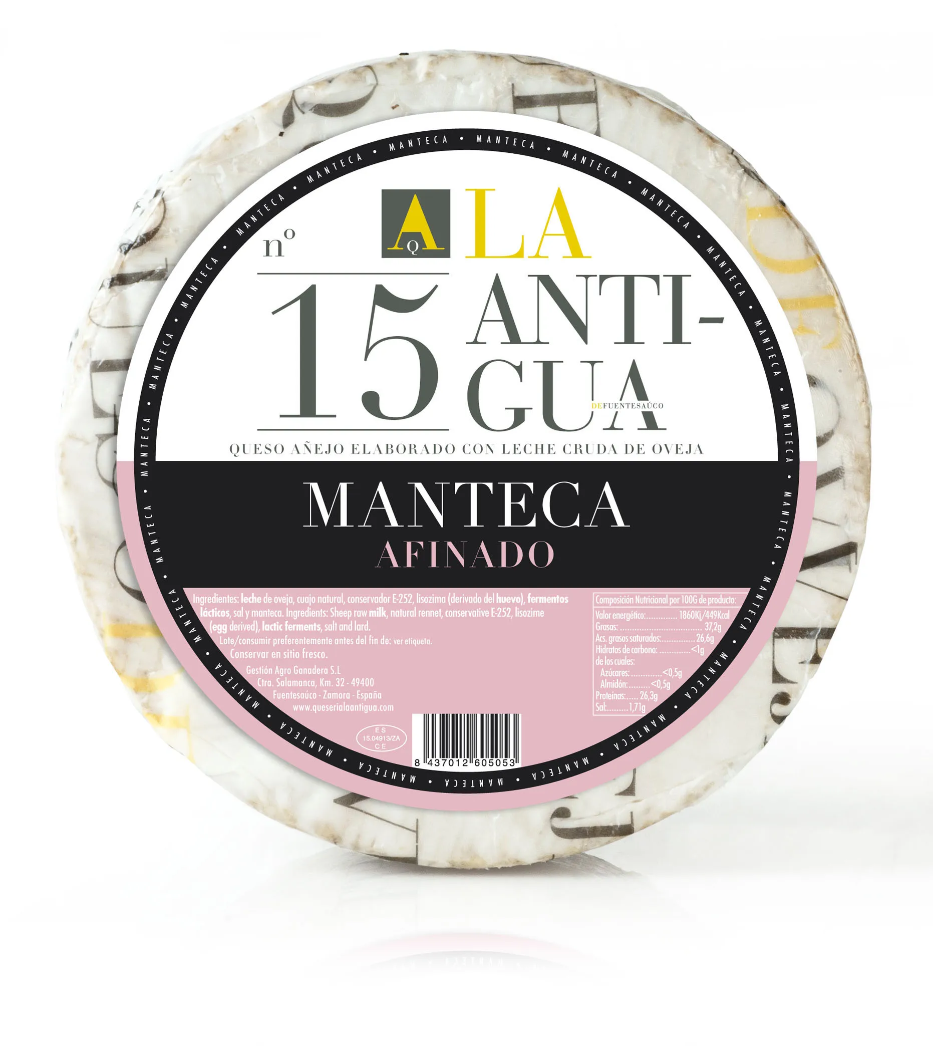 La Antigua Aged Cheese with iberico lard