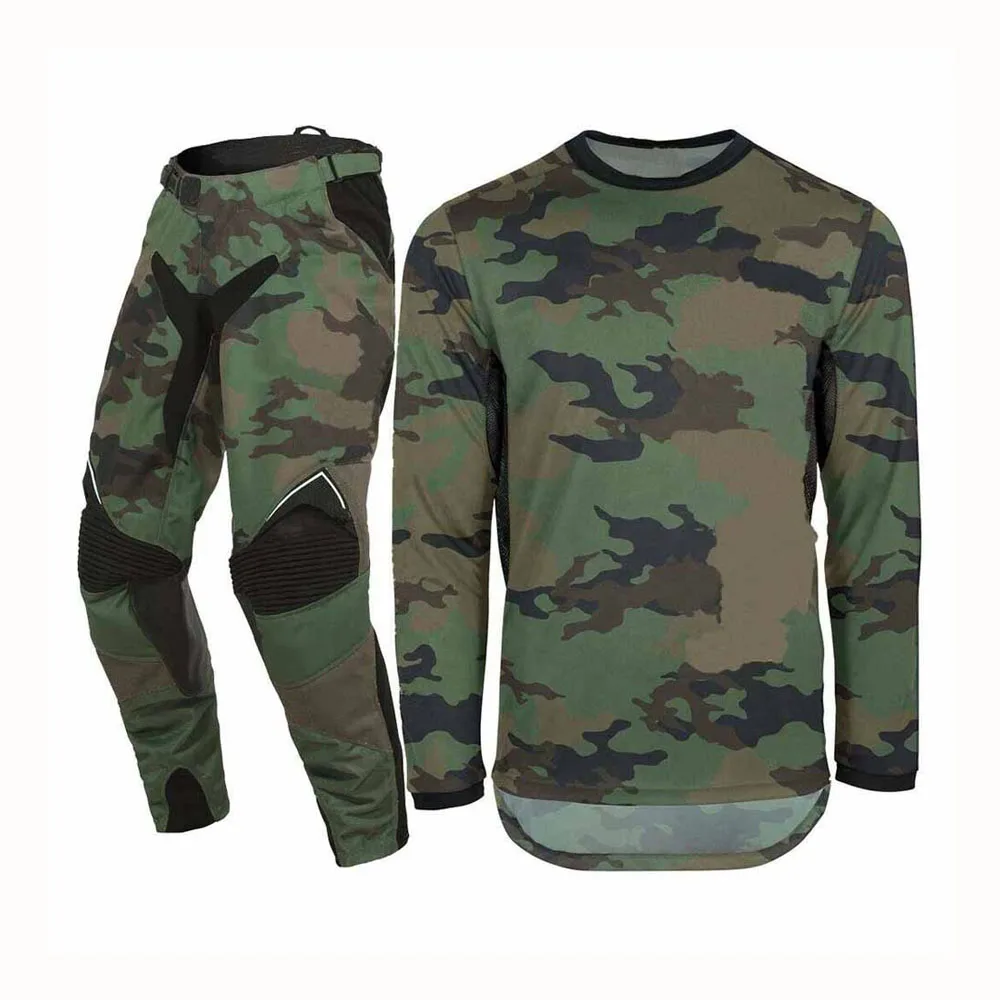 Custom Logo Motocross Jersey and Pants Breathable Motorcycle Racing Wear Mx Gear Dirt Bike Set Motorcycle Suit Uniforms