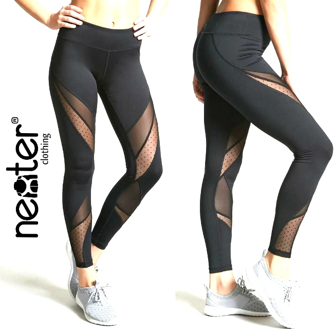 
 Girls High Waisted Four Way Stretch Yoga Pants Fitness Gym Leggings  