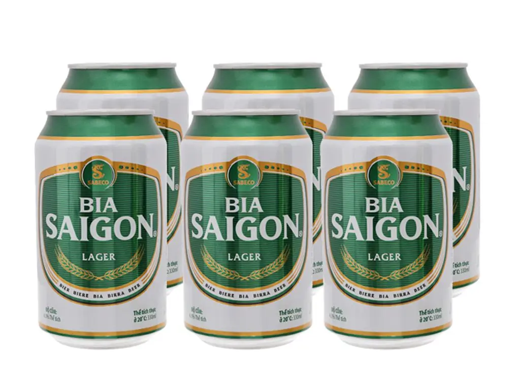 Зеленое пиво Sai Gon сделано во Вьетнаме