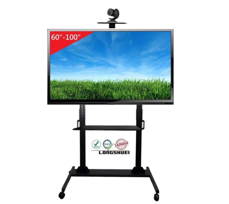 Напольная тележка для телевизора 100 дюйма для домашней работы