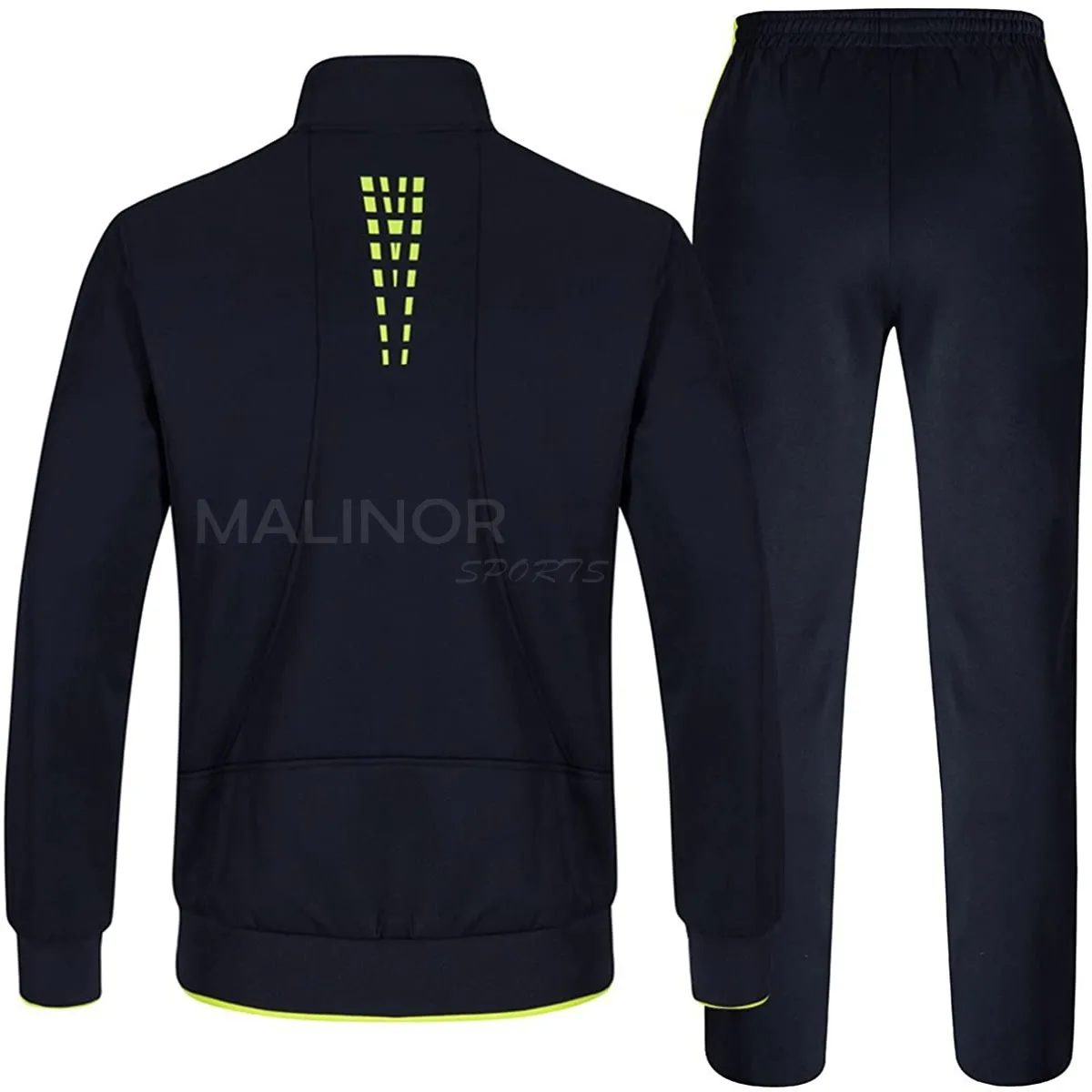 MALINOR Custom Sport Wear Mention Mid Spliced O Neck Jogging Printing Casual Men Track Suits Tracksuits Pink Black Quantity