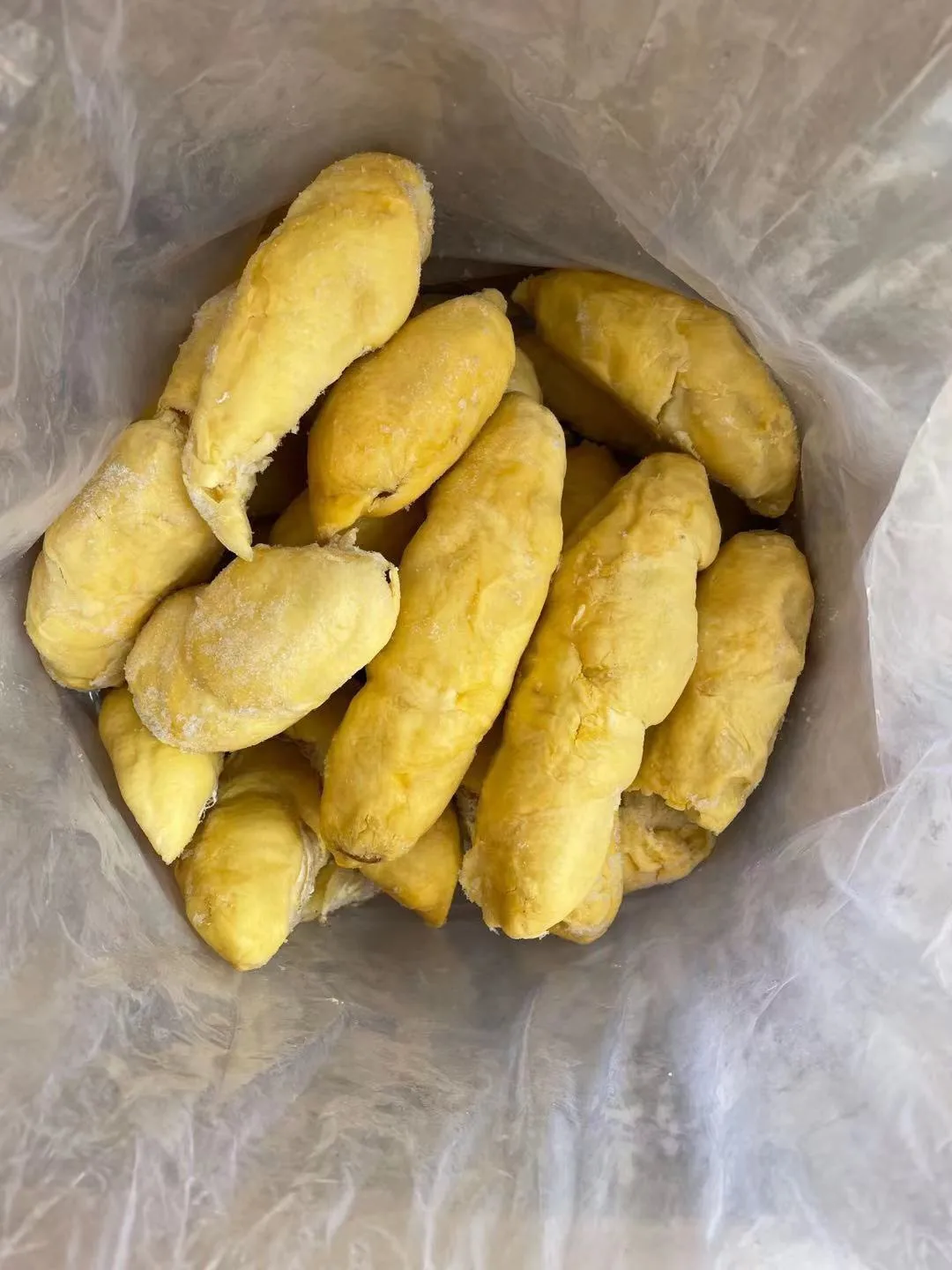 Yellow Color Frozen High Quality Processing Sweet Taste 12 Months Shelf Life Common Cultivation Frozen Durian Meat  From Vietnam