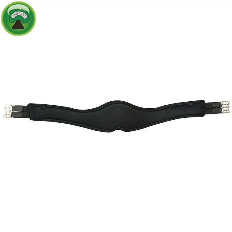 Metallic mesh horse racing girth for protection