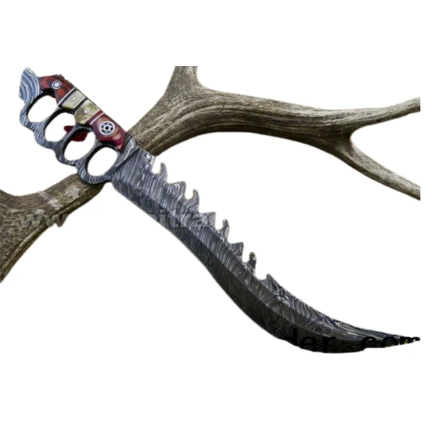 Ручка ножа из цветного дерева, ручка из микрокарты, мозаичная булавка, ручной работы, нож из дамасской стали Bowie, острый нож, хозяйственный нож OEM