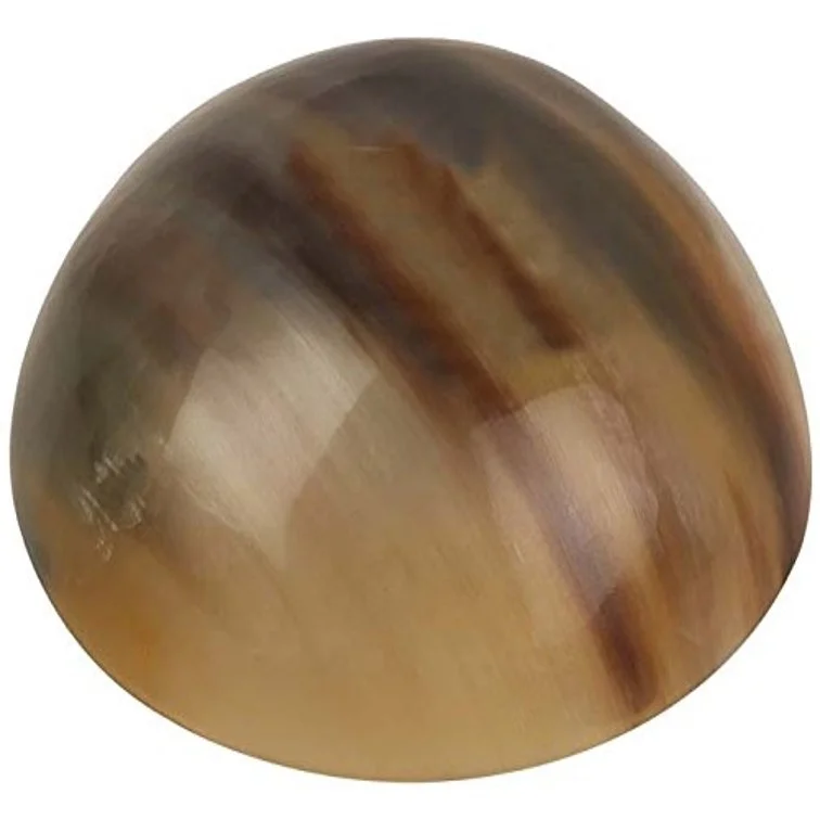 Buffalo Natural Horn Bowl Wholesale High Quality Horn Bowl with Brass Rim at Affordable Price by lametierartz