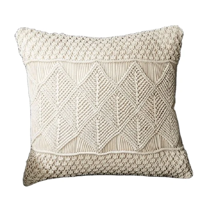 Hot Selling Best Quality Macrame Cushion  and Pillow Case for interior decor from India