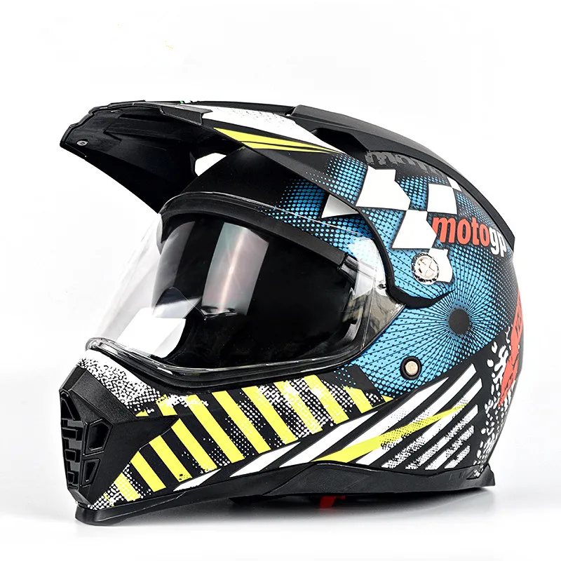 DOT&ECE motocross helmet with inner lens