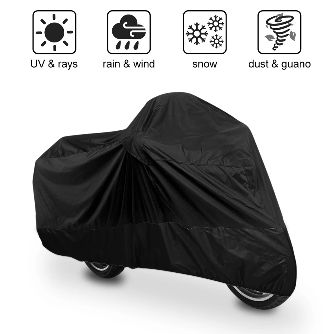 
Hot Cover 190T Oxford Fabric Motorcycle Cover Rain Dust Wind Proof Black/Colors UV Motor Bike Cover Outdoor Furniture Protector 