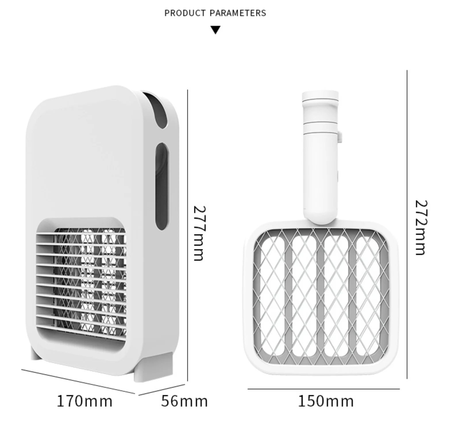 
USB 2 In One Multiple Mosquito swatter + Mosquito killer Lamp 