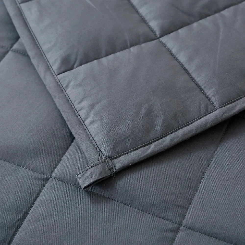 Custom Organic Cotton Sensory Queen Size Weighted Blanket With Cover For Adult And Kids